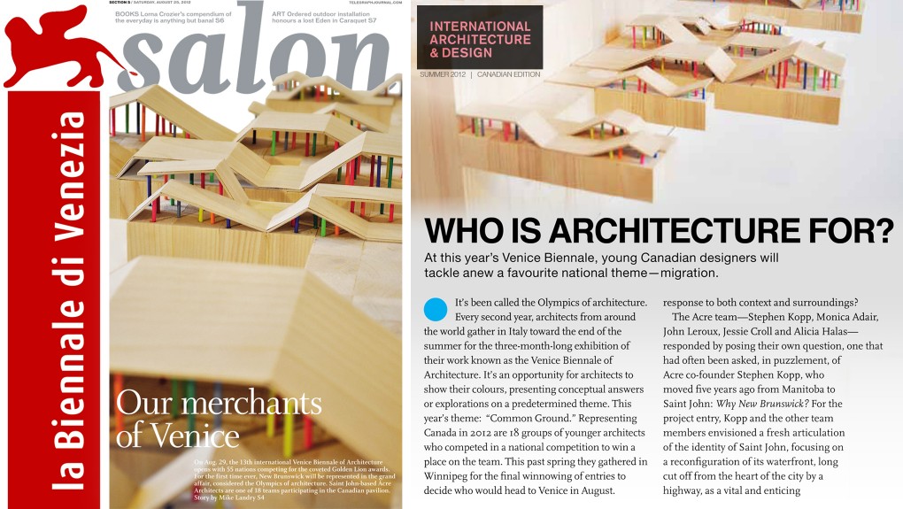 Acre Architects Venice publications